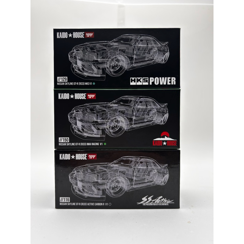 Nissan Skyline GTR (R33) Kaido House Mini Gt Carbon, HKS, Imai Racing