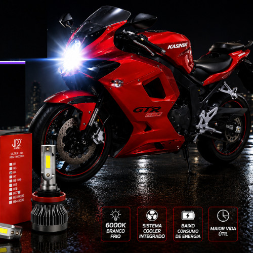 Super LED MINI 50W 6000K Comet GT GTR 250 650 + BRINDE