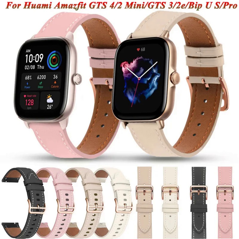 20mm Substituição Pulseira De Pulso Para Xiaomi Amazfit GTS 4/2 Mini/GTS 3 Pulseira Silicone GTR 42MM Bip U S 3 Pro Pulseira Smartwatch