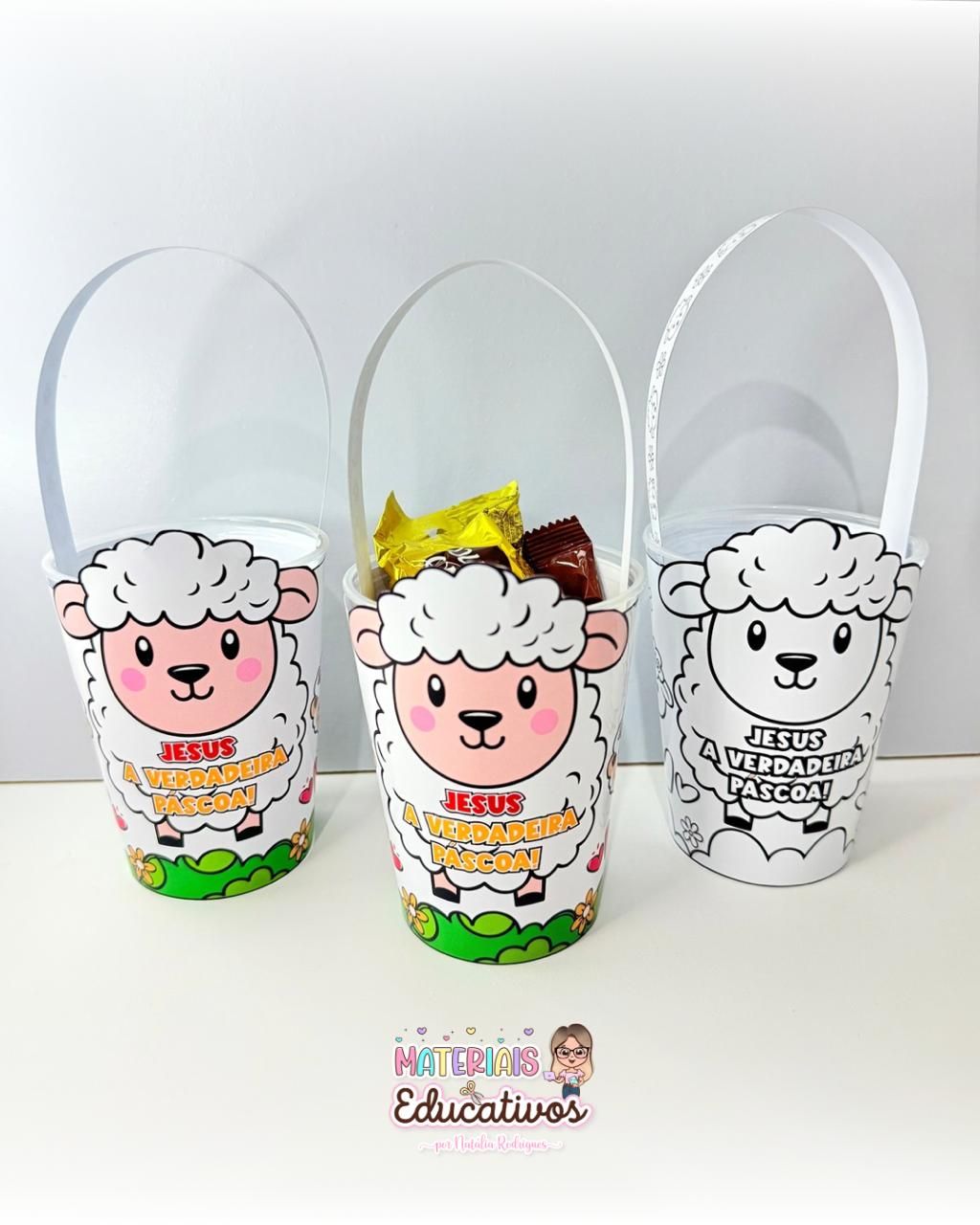 Copo sagrado ovelhinha de jesus