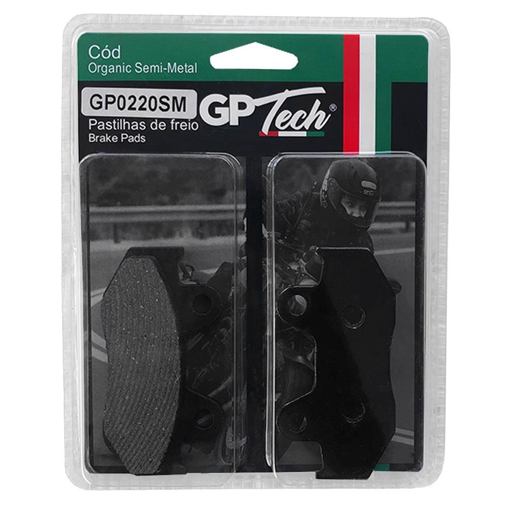 PASTILHA FREIO GP TECH 0220SM (D) LEAD 110 / ELITE 125 / XLX 350R / XL