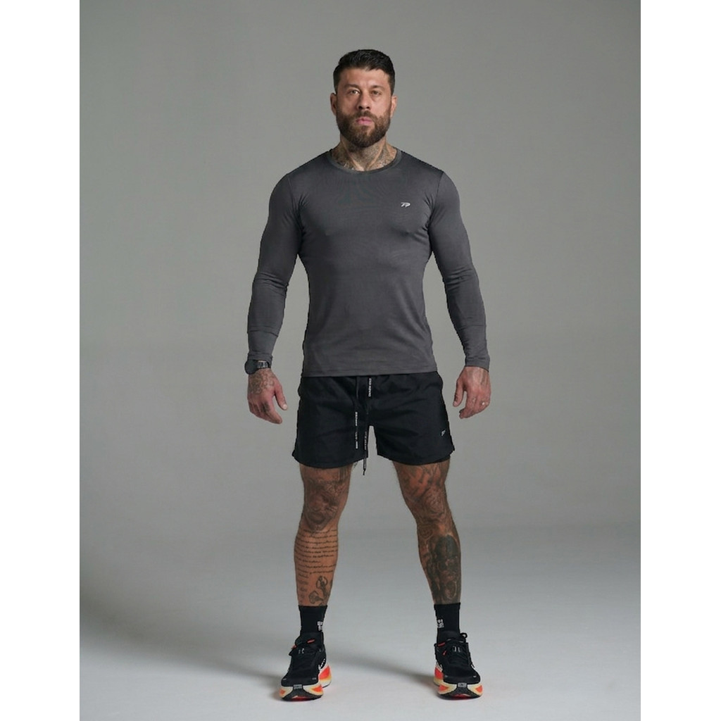 Camiseta Térmica Manga Longa Lead Run Iron Pace Masculina