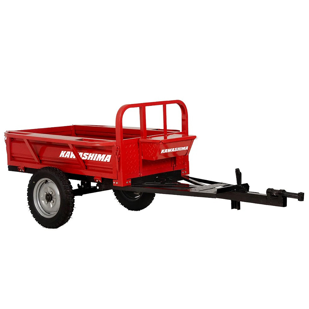 Carreta Agrícola para Microtrator Capacidade 500KG Kawashima TC500-B