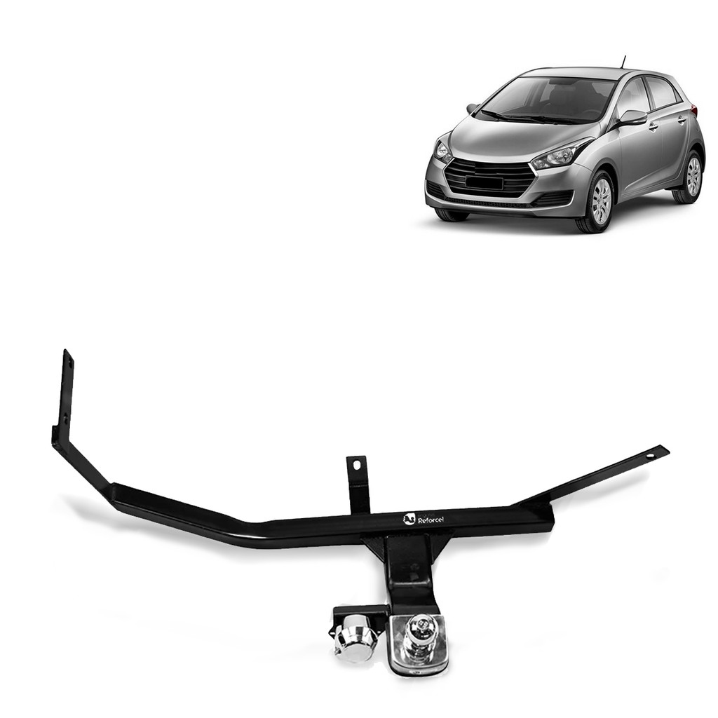 Engate de Reboque HB20 Hatch 2013 a 2019 Rabicho Fixo 500kg