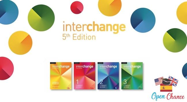 CURSO DE INGLÊS INTERCHANGE - OPEN CHANCE - COMPLETO OS 4 LIVROS