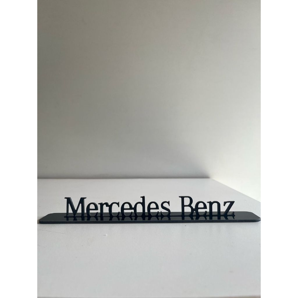 TOTEM DE MESA, AUDI, PORSCHE, FERRARI, F1, MERCEDES BENZ, AMG, SVR, BMW EM ACM - 25cm x 4cm