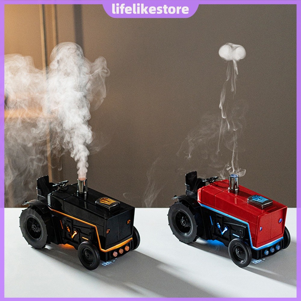 200ml Retro Trator Aroma Difusor Alto-Falante Compatível Com Bluetooth Controle Remoto De Ruído Branco [lifelikestore.br