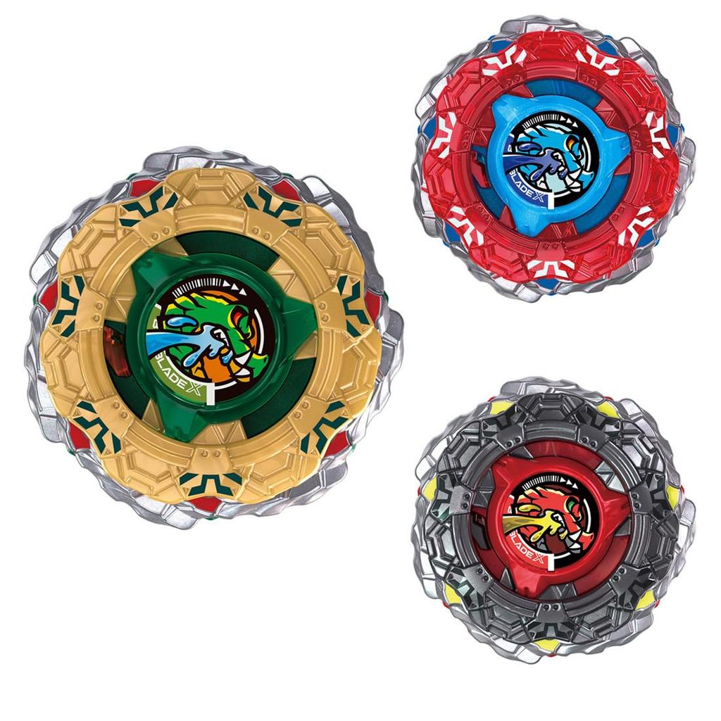 【direto do Japão】 Takara Tomy BEYBLADE X CX-19 Random Booster Crocodile Red Select