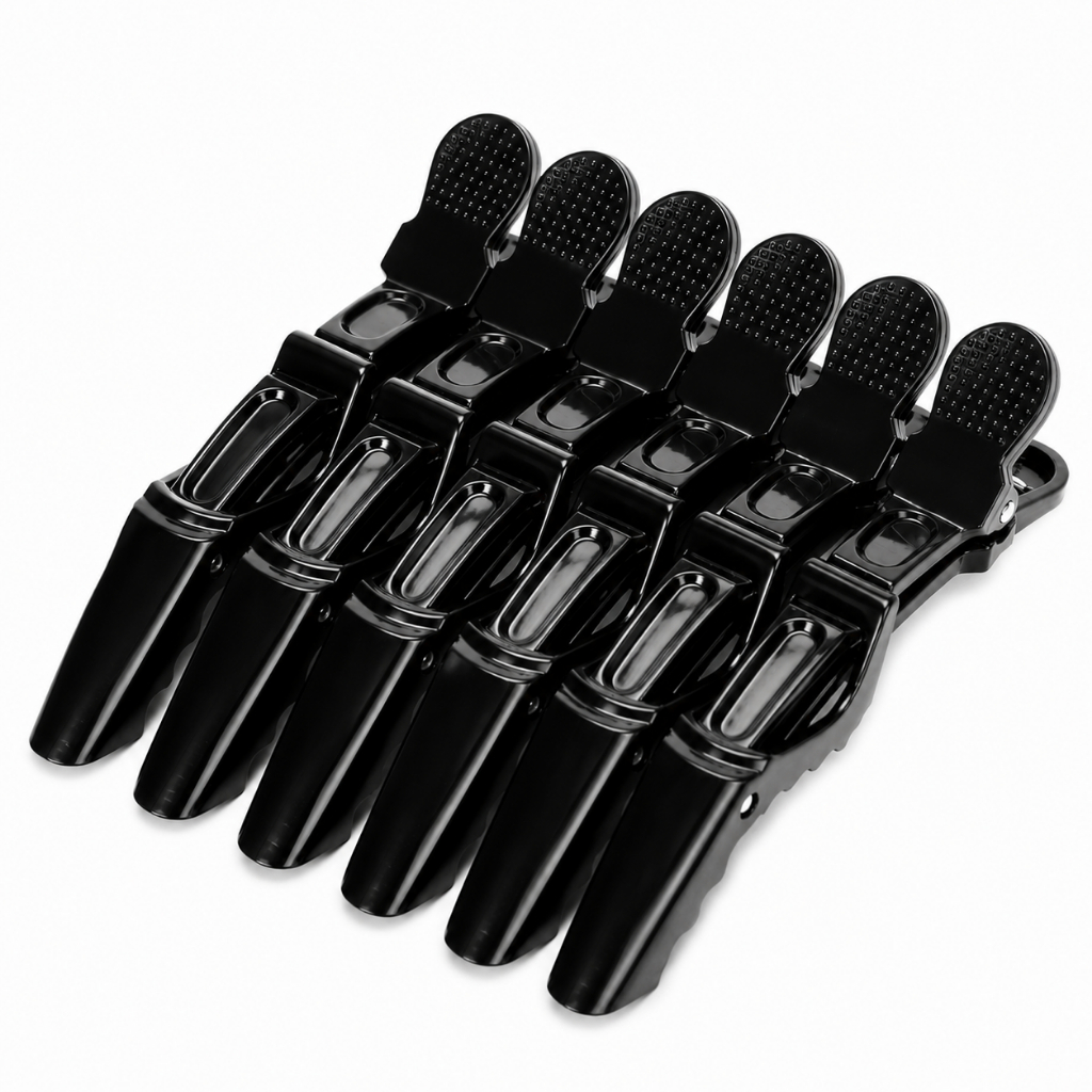 Kit 6 Presilhas Crocodilo Para Cabeleireira