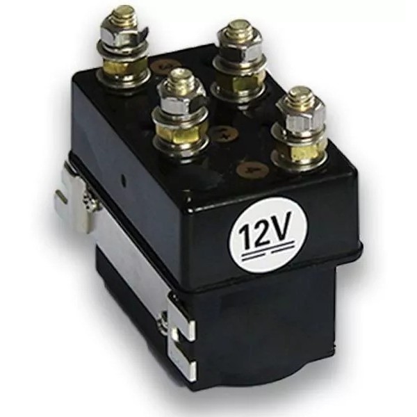 Solenoide Blindado p/ Guincho Elétrico 12V  Winch / Bremen / Warn  / Bull / - Relé