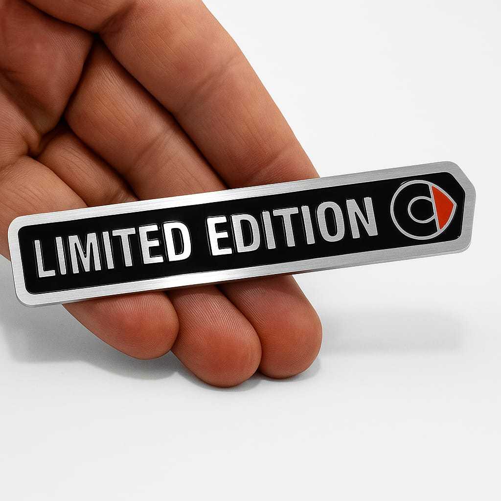 Emblema Aço Inox Limited Edition Smart Fortwo Turbo Coupe