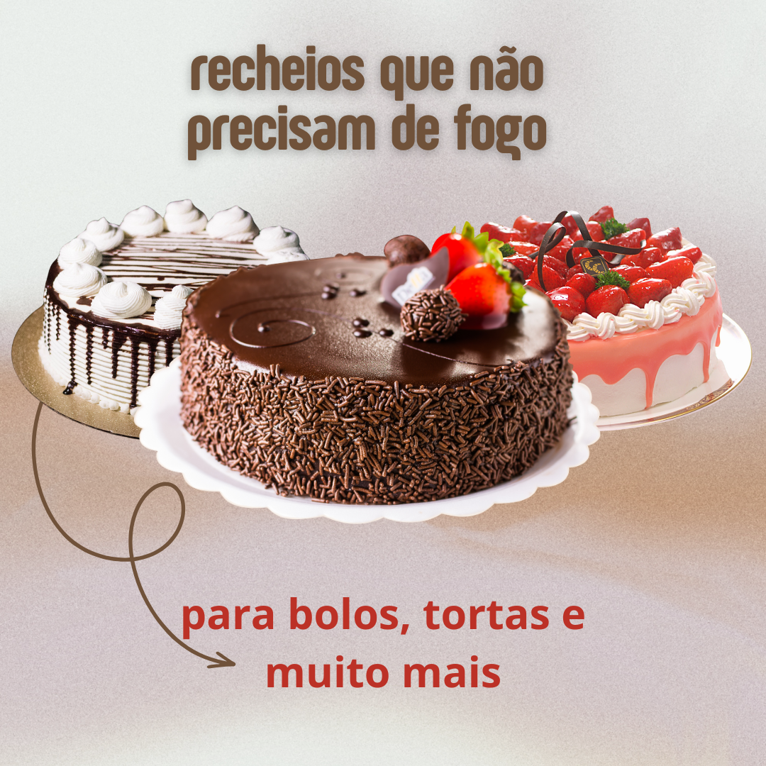 Recheios que não precisam de fogo