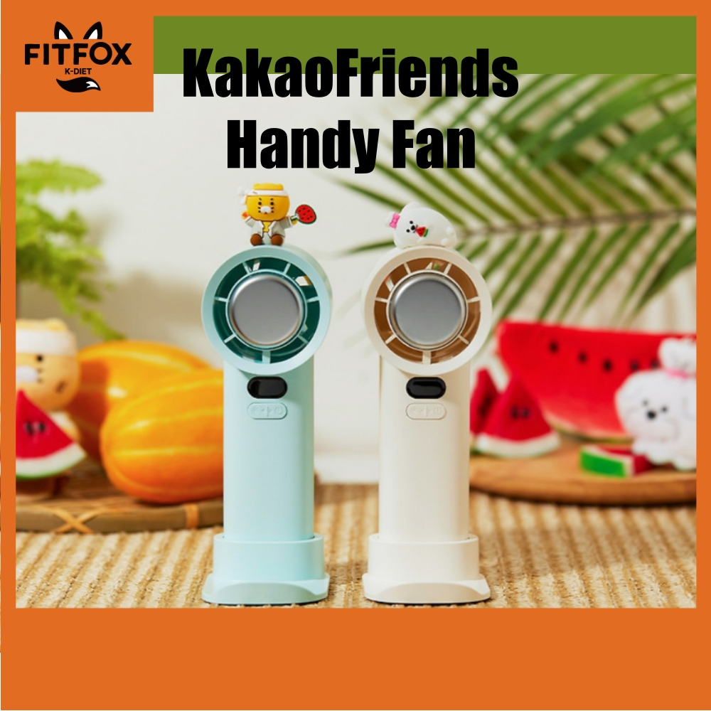 Kakao Friends Air Cooler Handy Fan Chunsik & Maltijo Mini Ventilador USB Portátil Para O Verão