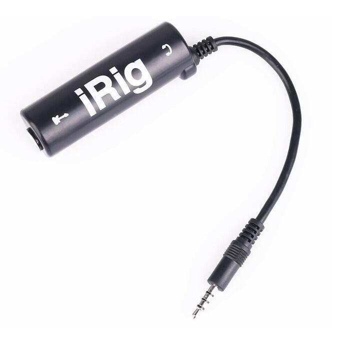 IRIG Adaptador Conversor Interface De Áudio irig para Guitarra Baixo Microfone Live Android iPhone
