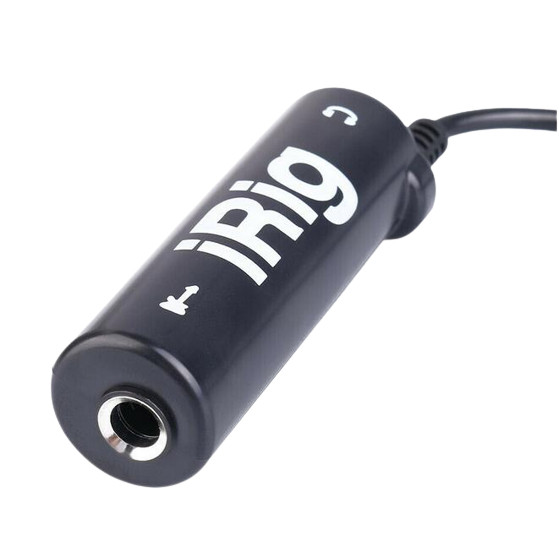 Irig Interface De Áudio Adaptador Conversor para Guitarra Baixo Microfone Live Android iPhone e iPad