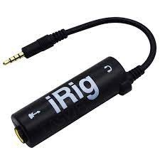 Adaptador Interface IRIG Guitarra no celular para IOS Iphone IPAD Android MELHOR PREÇO