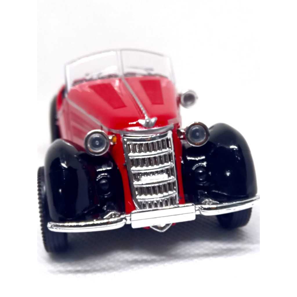 Miniatura Audi Wanderer Roadster 1940 1:36 metal Diecast colecionável