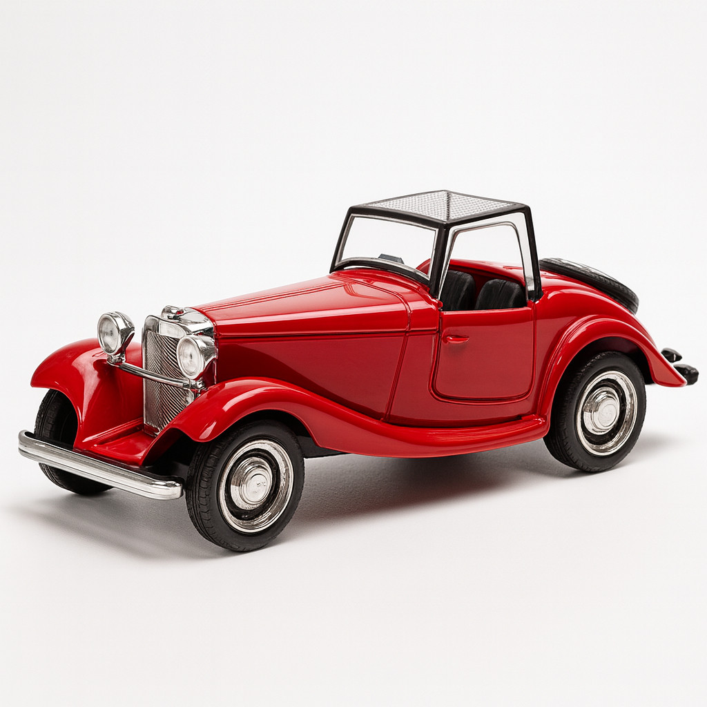 Carro Antigo Miniatura Roadster Retrô Brinquedo Colecionável Promoção
