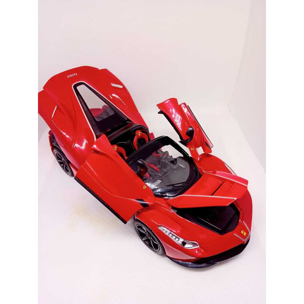 Miniatura Carrinho Metal Escala 1/24 Ferrari LaFerrari  Roadster Abre as Portas
