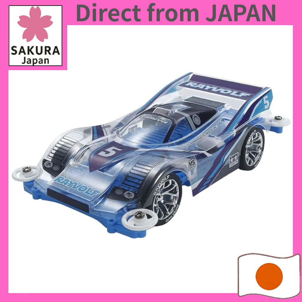 Tamiya Mini 4WD Special Project Product Raywolf Polycarbonate Body Special (Light Blue) MS Chassis 95572.