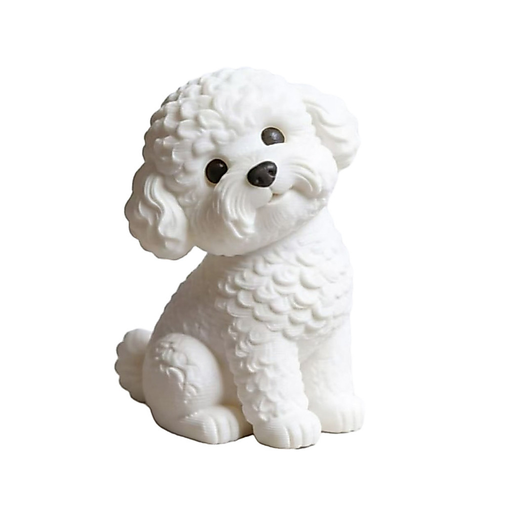 Versatile Dog Figurine Mini Statue 3d Printed Sculpture Cute Home Office Desk Shelf Decor Collectible Gift for Lovers Pe