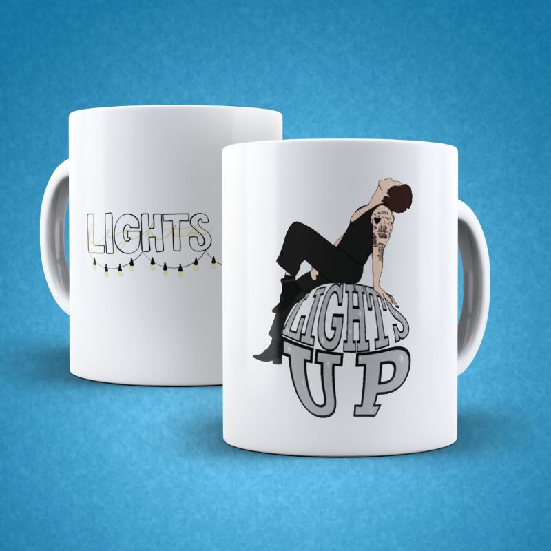 Caneca Harry Styles - Lights Up (Porcelana)