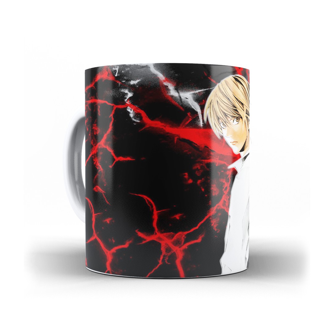 Caneca Death Note Light e L