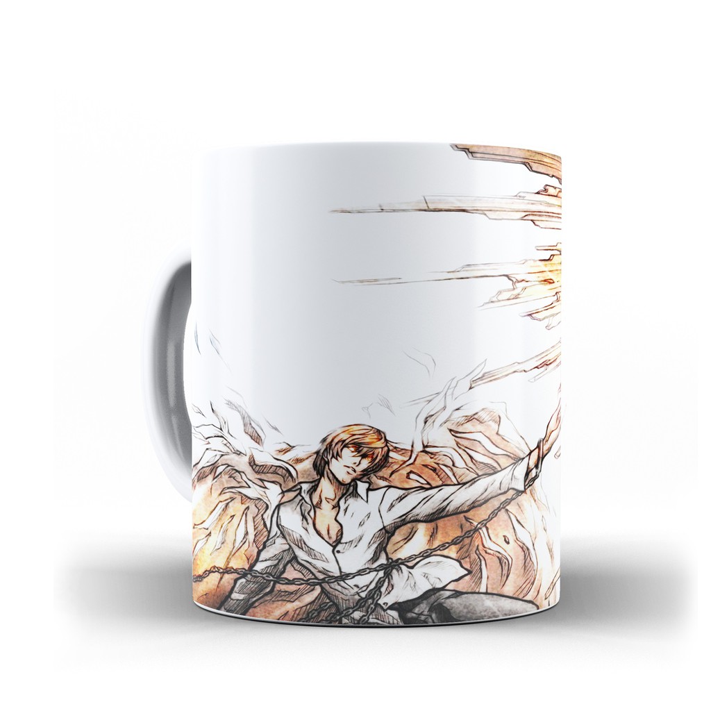 Caneca Death Note Light Yagami e Ryuk