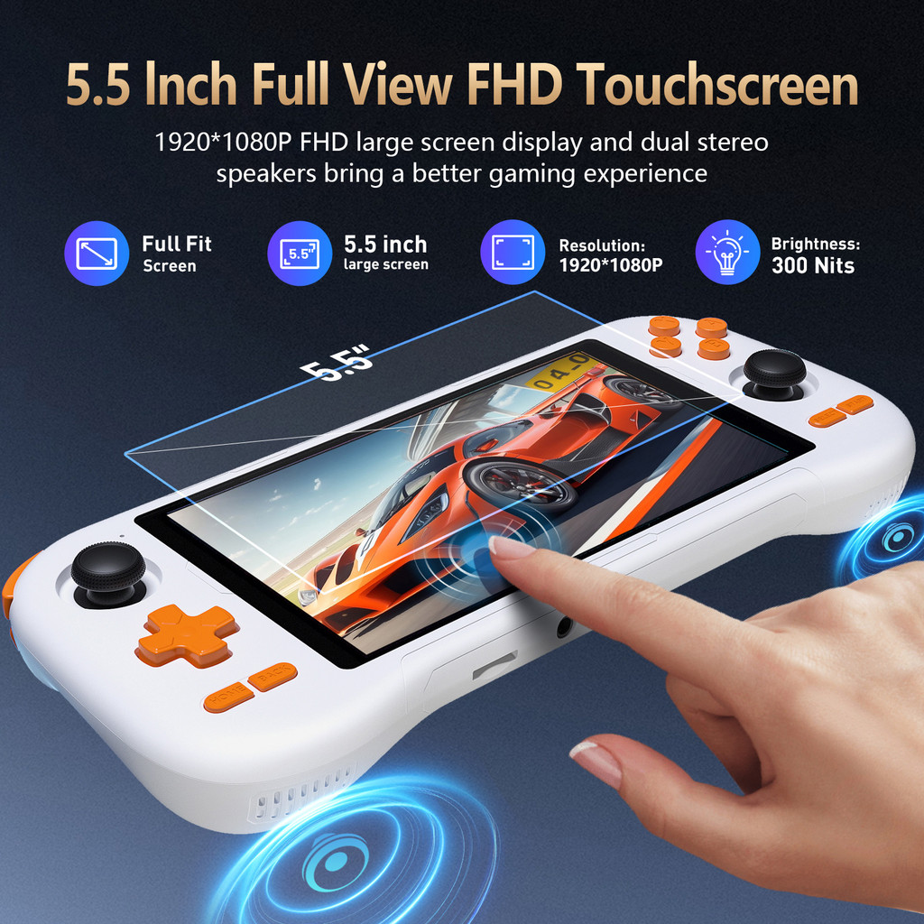 Portatil De Videogame K56 Android 14 console De Jogos Retrô PSP De Código Aberto ISP Tela Grande De Alta Definição