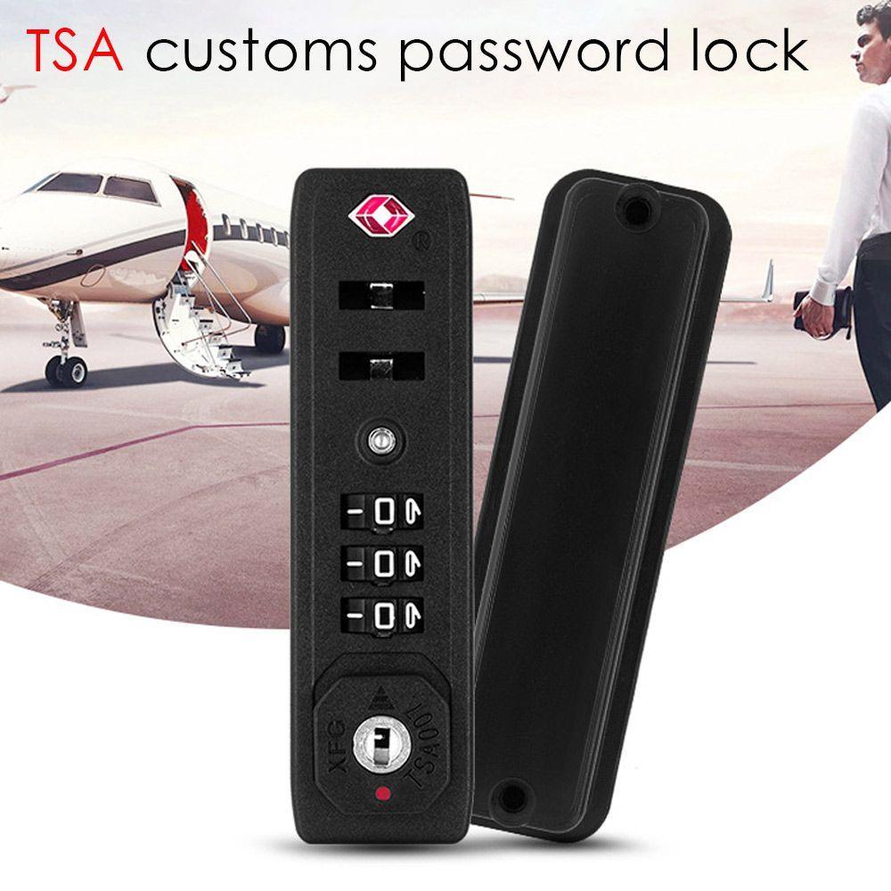 MIOSHOP TSA007 Cadeado Antifurto Hardware Portátil Bloqueio De Código Com Segurança
