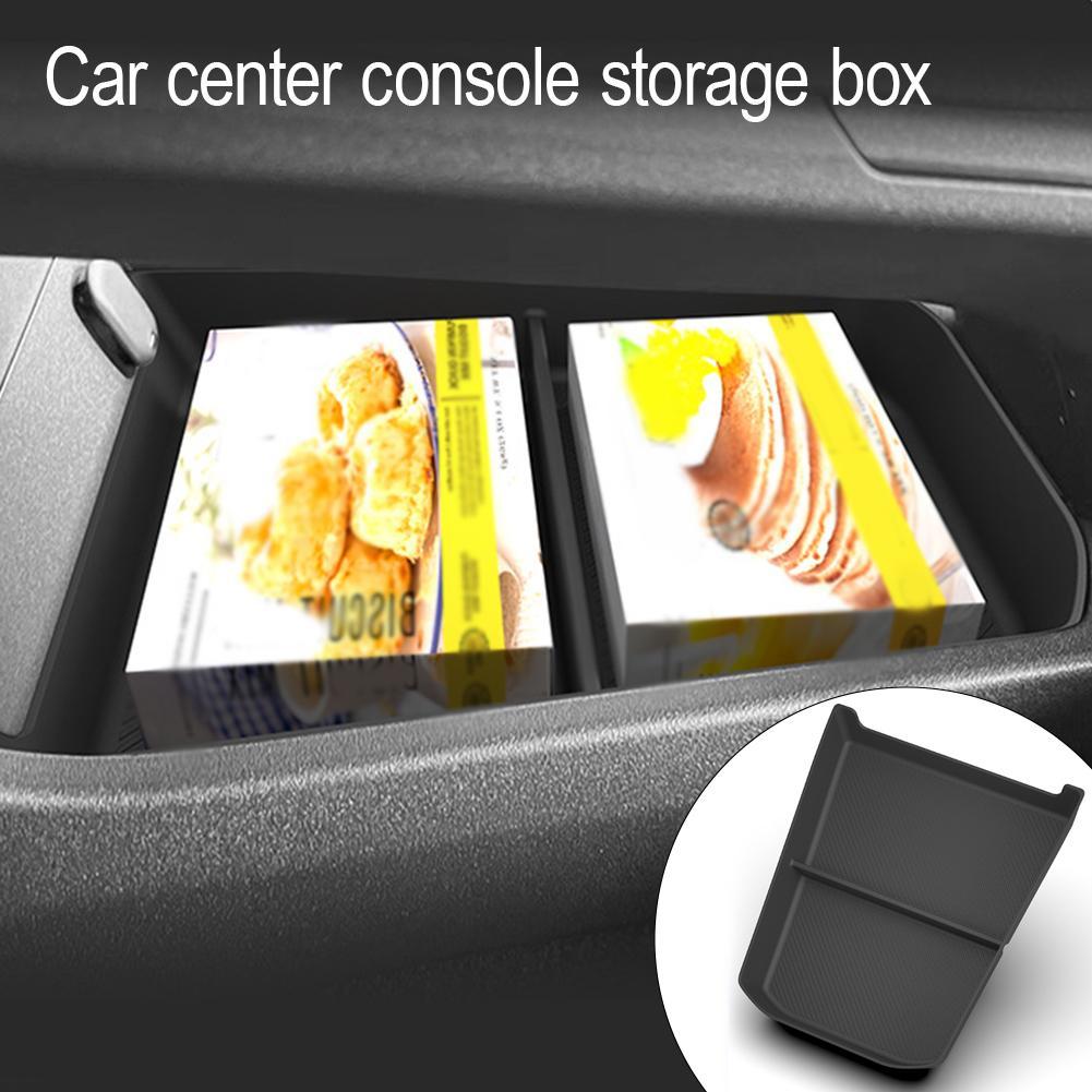 Para 2026 BZ4X Console Central Caixa De Armazenamento Inferior Acessório Do Carro Interior Bandeja À Prova De Poeira Org