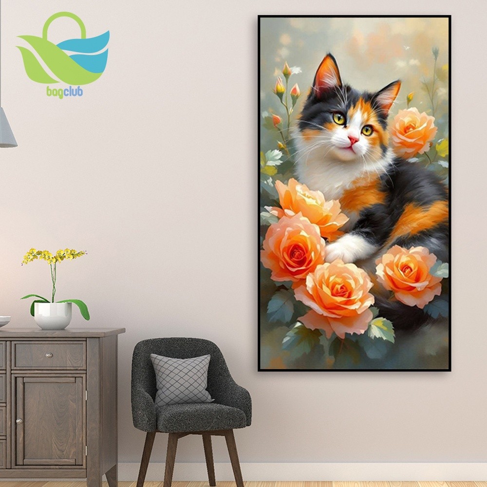 Paisagem 5D DIY Diamond Art Painting Kits Para Presente Decoração De Parede De Casa 15.6 X 27.3 Pol . [Bagclub.br]