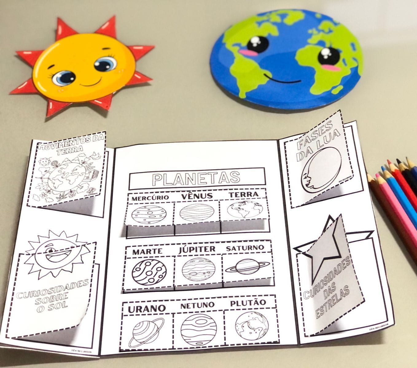 *LAPBOOK DO SISTEMA SOLAR????????✨????*