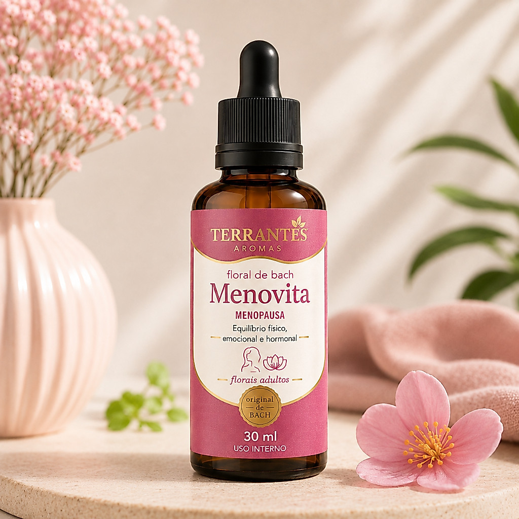Floral de Bach Menovita Terrantes 30ml l Walnut, Scleranthus, Mustard, Impatiens