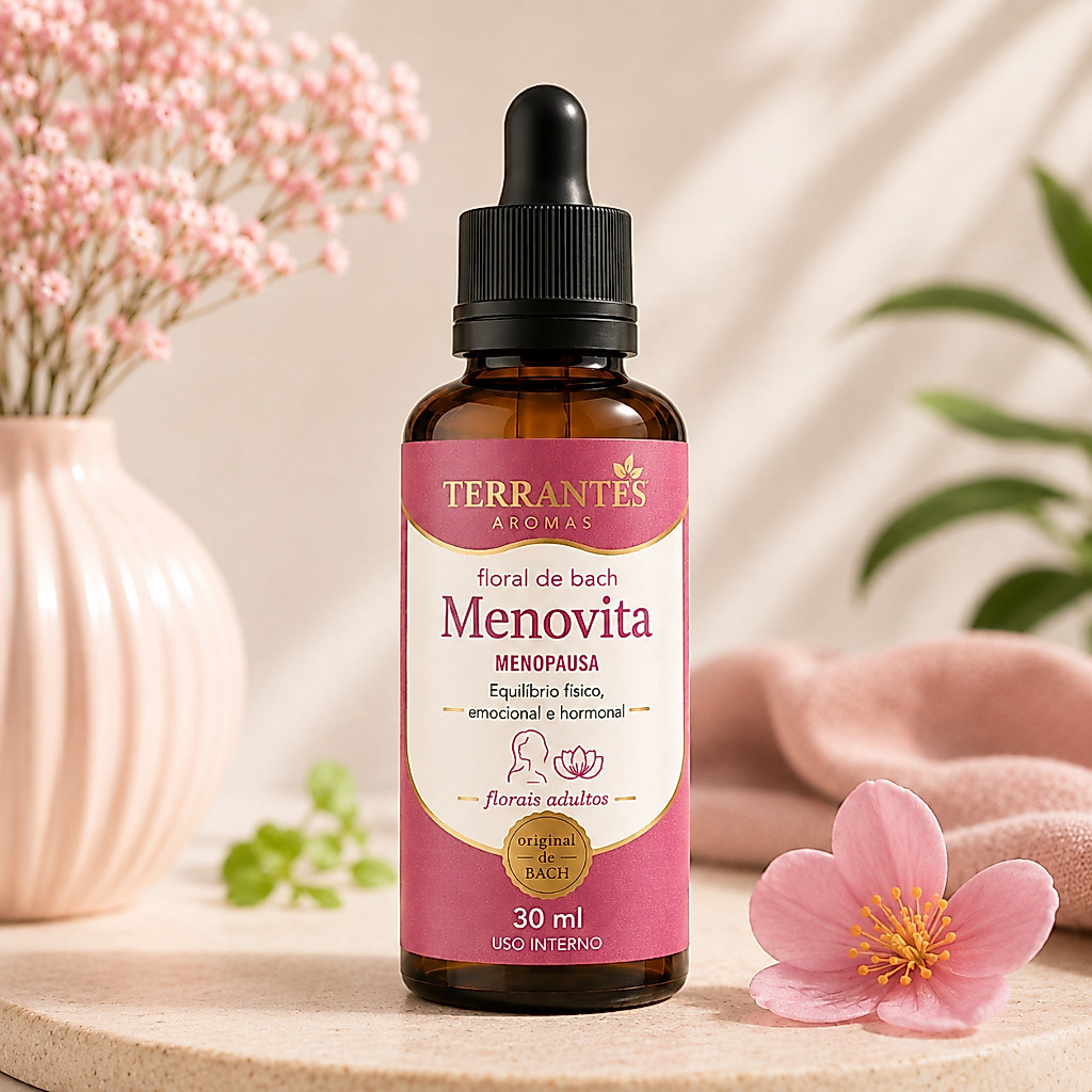 Floral de Bach Menovita Terrantes 30ml l Walnut, Scleranthus, Mustard, Impatiens