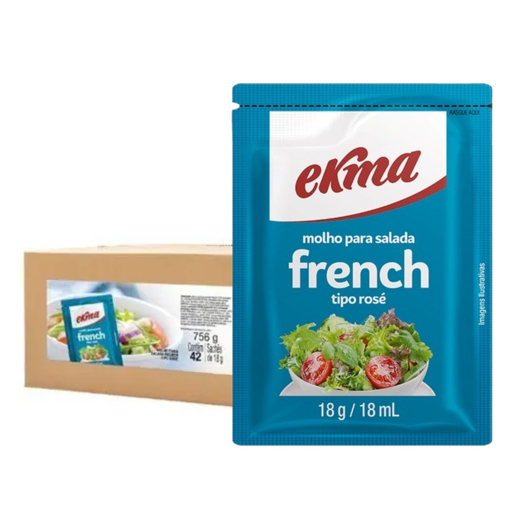 Molho Para Salada French Sachê 42x18g - Ekma
