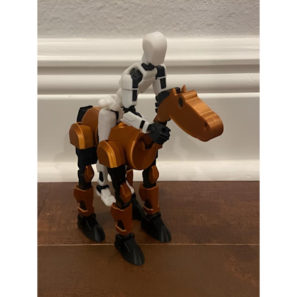 Cavalo Dummy 13 Articulado Flexível Brinquedo Decoração Varias Cores Entregue Montado