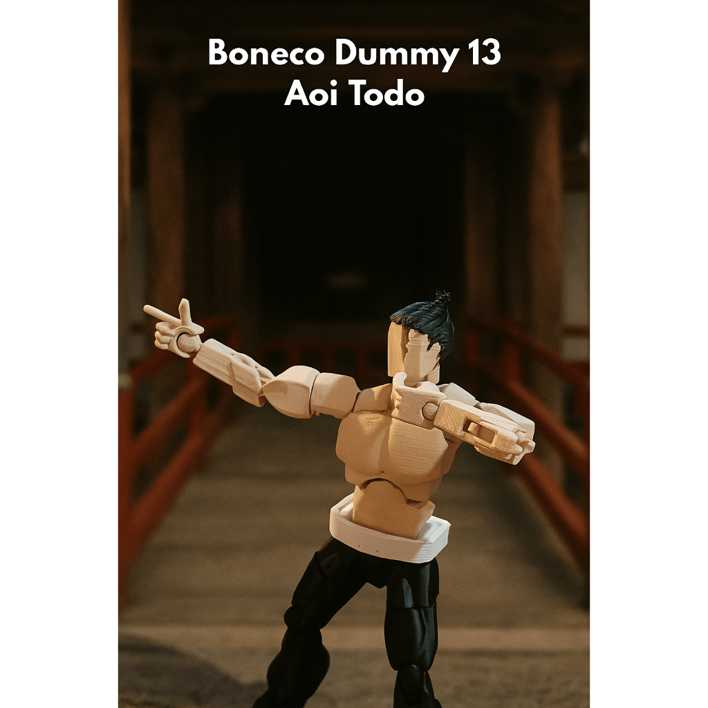 Boneco Dummy 13 Aoi Todo Brinquedo  Articulado Jujutsu Kaisen - Entregue Montado