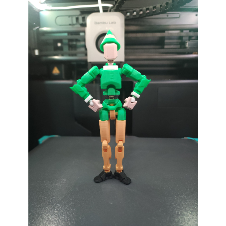 Boneco Dummy 13 Buddy o Elfo Natalino Brinquedo Decoração Entregue Montado - Impressão 3D