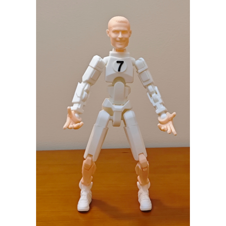 Boneco Dummy 13 Cristiano Ronaldo CR7 Articulado Brinquedo Decoração Entregue Montado - Impressão 3D