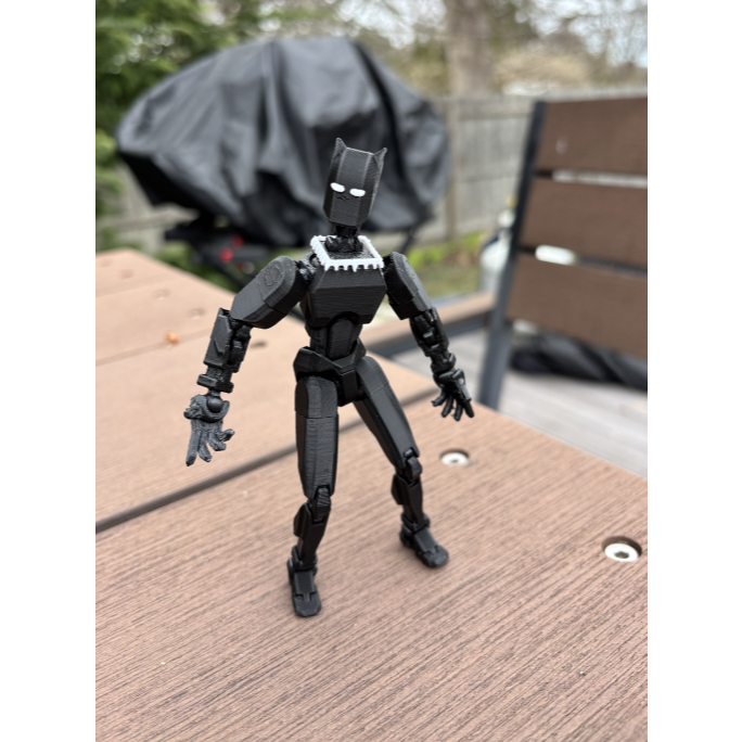 Boneco Pantera Negra Dummy 13 Articulado Brinquedo Decoração Entregue Montado - Impressão 3D
