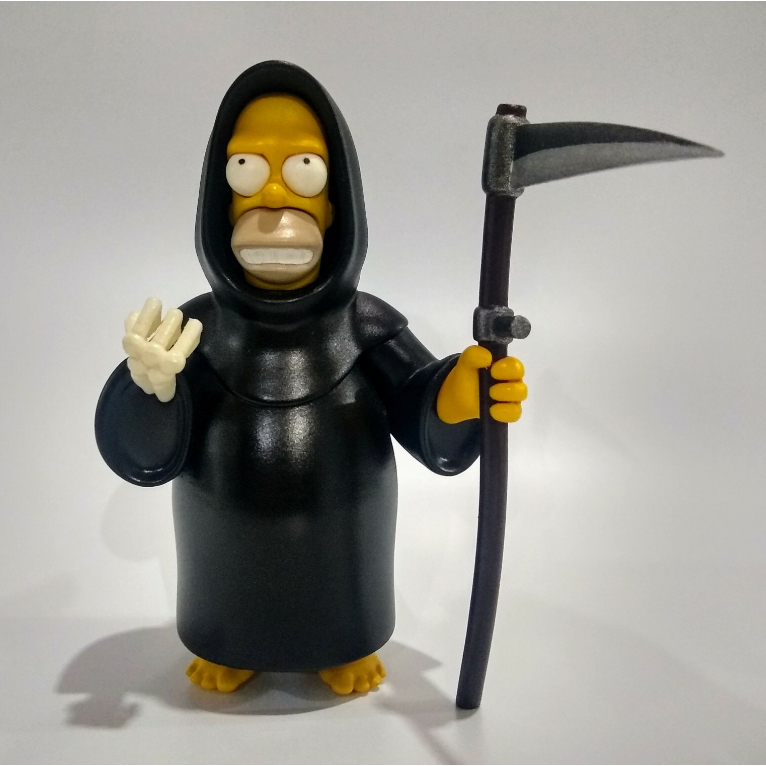 Boneco Homer Simpson Decoração 11CM Halloween Enfeite Quarto - Impressão 3D