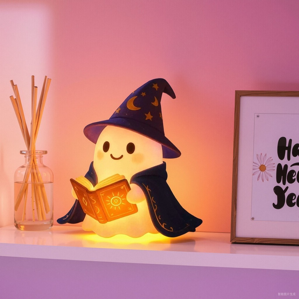 Encantadoghostwizardnightreadingbooklamp Ghost Witcher Reading Book Light Night