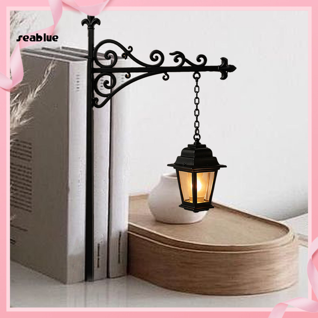 Book Nook Non-glare Reading Lamp Vintage Library Lantern Night Light – Magical Corner Decorative Bookshelf Desk Perfec