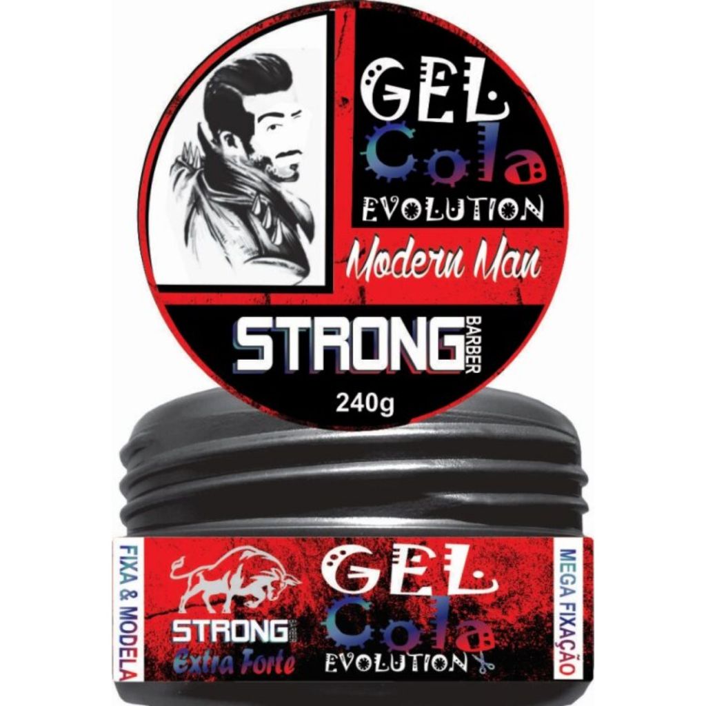 Strong Barber Evolution Extra Forte -Gel Cola 240g
