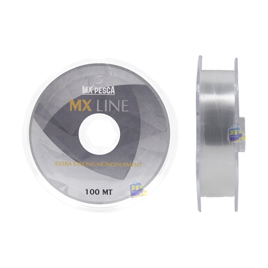 Linha Pesca Mono MX Pesca MX Line Extra Strong Transparente 0.40mm 100 metros