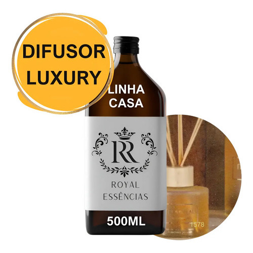 Kit 3 Refil Difusor Perfume P Casa Concentrado Luxury 500ml