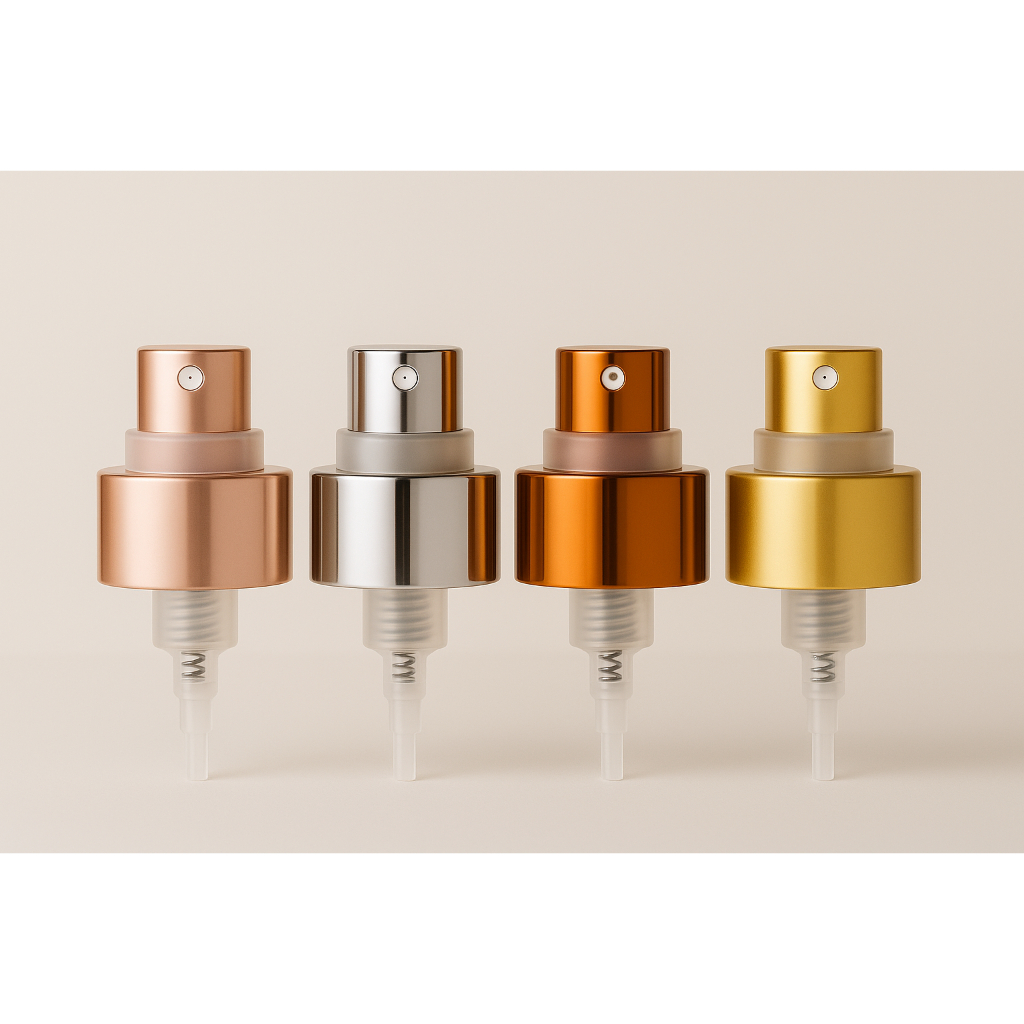 Kit 1 Ou 2 Válvulas Spray Luxo Rosca 28/410 Cromada 25 cm Para Perfumes Aromatizador Lembrancinhas