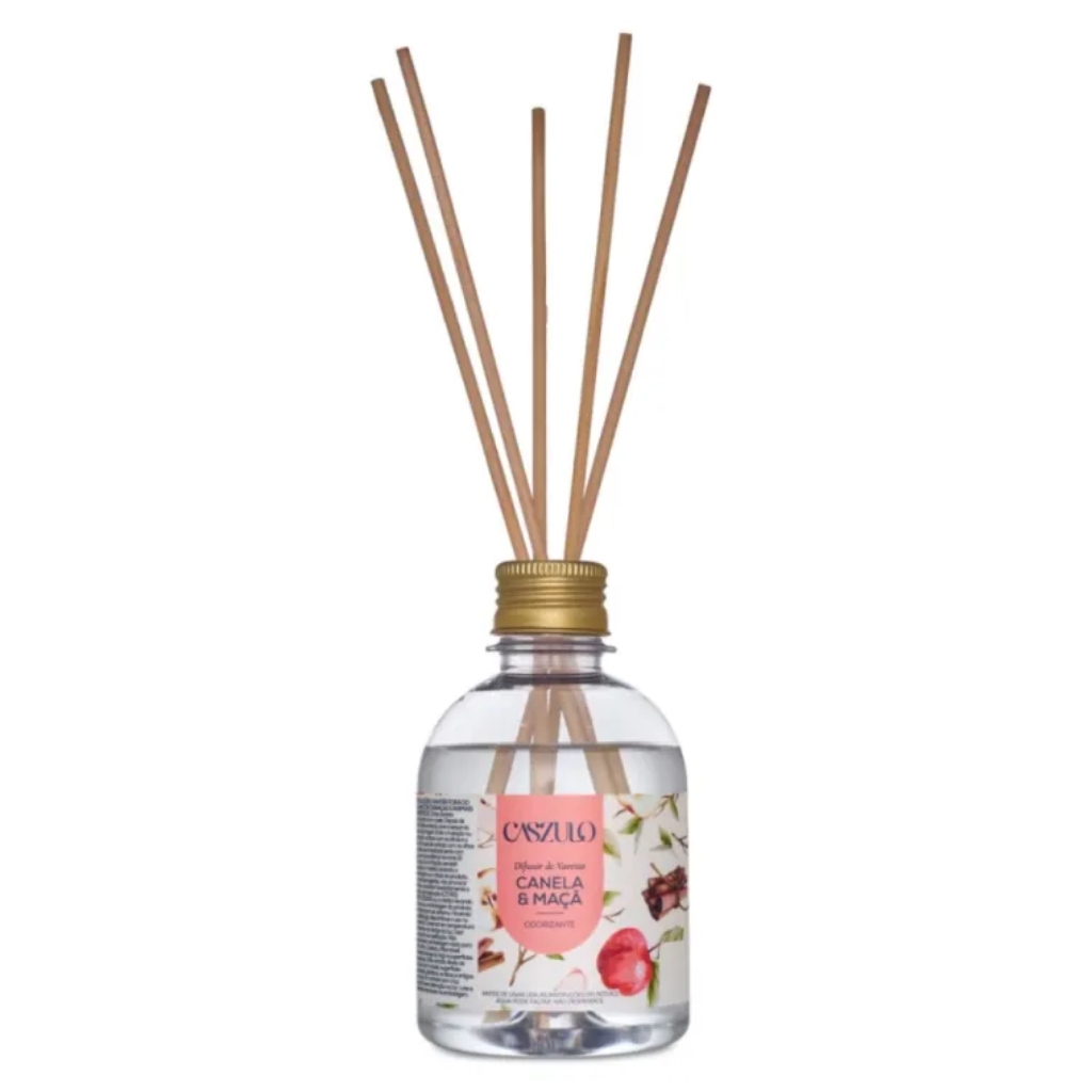 Difusor de Varetas Aromatizador de Ambiente 250ml Perfume para Casa Aroma Fragrância Sala Quarto