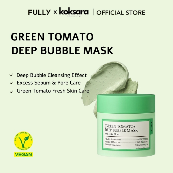 [OFFICIAL] FULLY Green Tomato Deep Bubble Mask 90ml